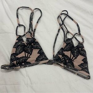 Acacia Swimwear Black and Tan Bikini